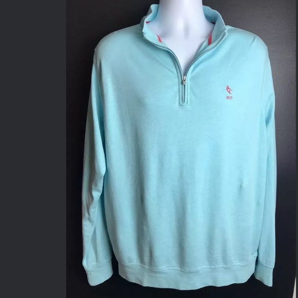 Peter Millar Other - ⛳️New PETER MILLAR 1/4 Zip Knit Sweater Sweatshirt Athen Country Club Georgia